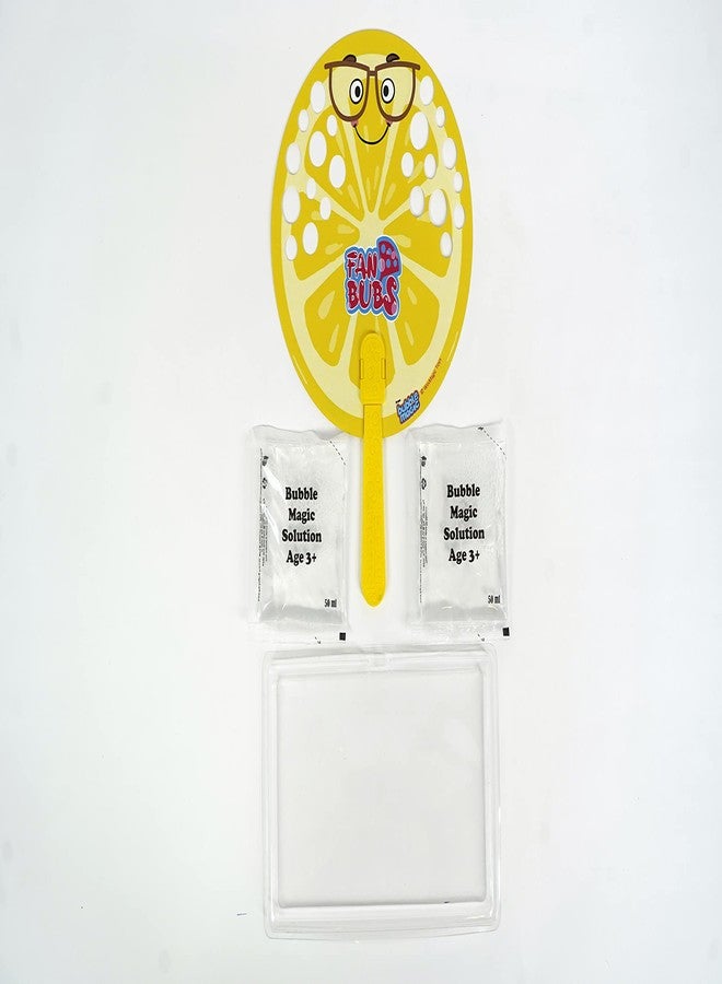 Bubble Magic Fan Bubs Lime, Bubble Solution with Hand Fan for The Kids 3 Years and Above, Multicolor, (FB50006) - Image 3